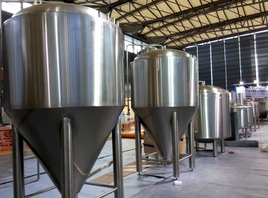Équipement conique réfrigéré de brassage du fermenteur 1000L d'acier inoxydable grand