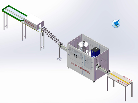Ligne de mise en boîte acier inoxydable de bière semi automatique 304 1000 CPH - 2000 CPH