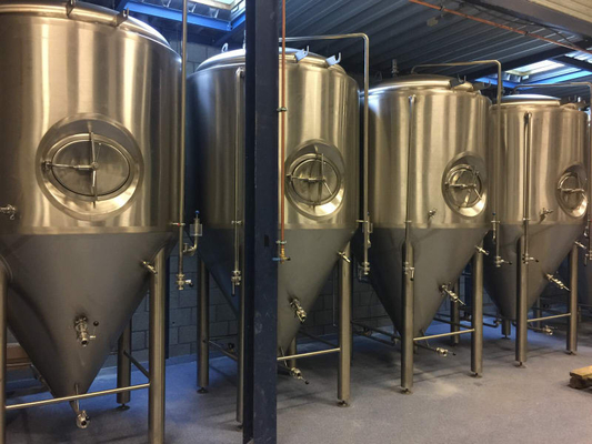 Conique revêtu à la maison de cuve de fermentation de bière de systèmes de brassage de barre de bar/bière grand