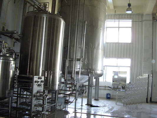 Équipement industriel de bière d'équipement de brassage du SUS 304 garantie de 1 an