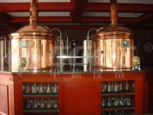 Épaisseur micro du système 1000L 3mm de brassage à échelle réduite de machine d'usine de bière d'hôtel