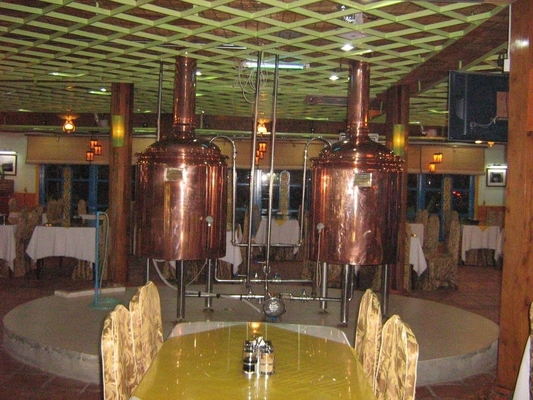 Épaisseur micro du système 1000L 3mm de brassage à échelle réduite de machine d'usine de bière d'hôtel