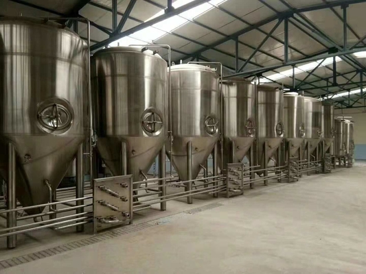 Plein système de contrôle de PLC d'automation de plein grand équipement clés en main de brassage de bière