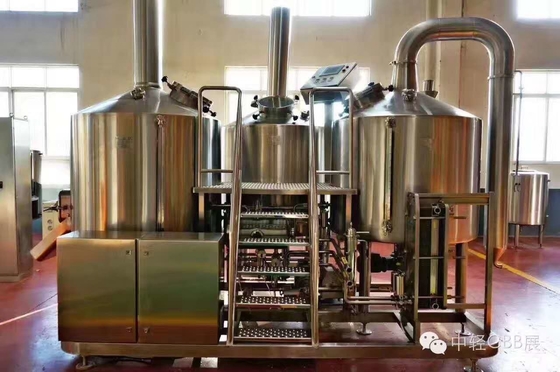 Système de contrôle semi automatique d'équipement de brassage de la large échelle 7Bbl du SUS 304