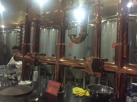 système à la maison de microbrasserie d'équipement de brassage de bière de métier de 380V 50Hz 3 ans de garantie