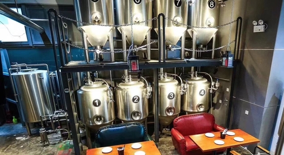Monophasé de chauffage de vapeur d'équipement de brassage de bière de métier de bar ou phase 3