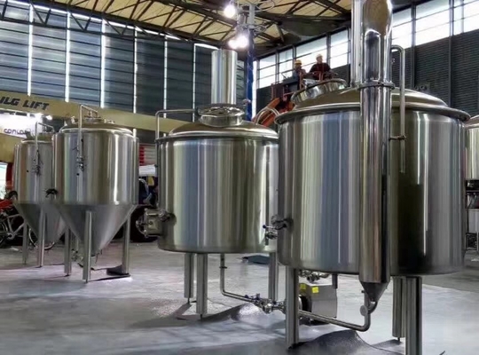 Anti brasserie de brewpub de corrosion de la microbrasserie SU304 d'équipement de contrôle clés en main de cuivre de PLC