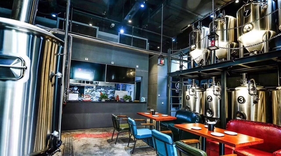 Brassage économiseur d'énergie de message publicitaire à échelle réduite d'équipement de microbrasserie antirouille