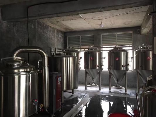Système de brasserie de Brewpub à échelle réduite d'équipement à la maison de base de brassage de bière mini