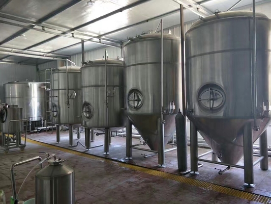 3 fermenteur de microbrasserie d'équipement de brassage d'acier inoxydable de la phase 380V
