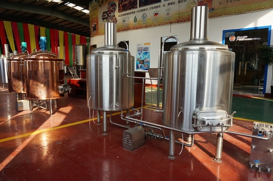 Acier inoxydable automatisé 304 d'équipement micro de bière de système de brassage de bière