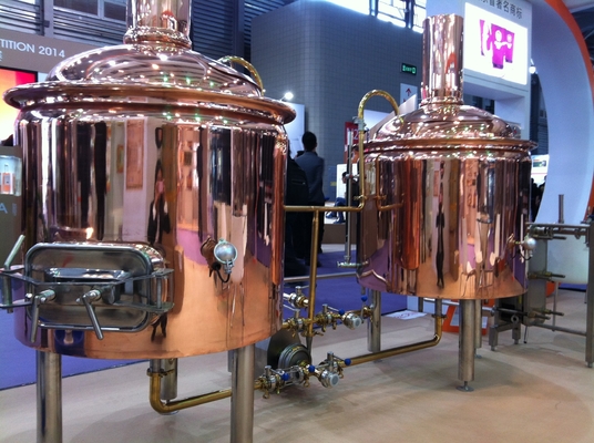 Réservoir de cuivre 50L - 10000L 245KGS de bière d'équipement de cuivre commercial de brassage