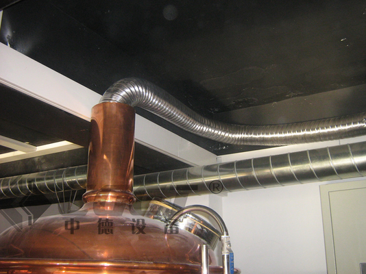 équipement rouge de   de brassage d'en cuivre de 100l 500l 1000l, mini système de brassage de bière