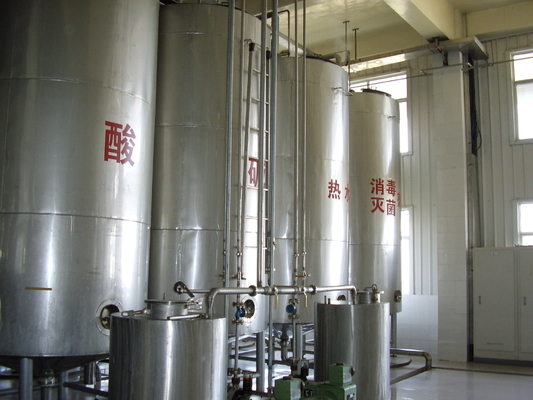 Chaîne de production de brasserie de système de compensation de CIP type conduit électrique pour la bière