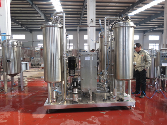 Chaîne de production d'emballage de proposition de filtre-presse mélangeur aéré de boisson
