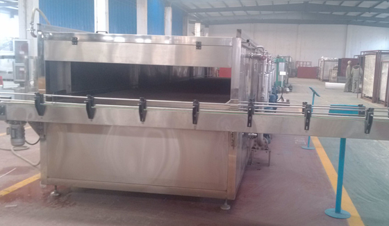 Type de pulvérisation chaîne de production d'emballage pasteurisateur de tunnel pour la bière ou la boisson