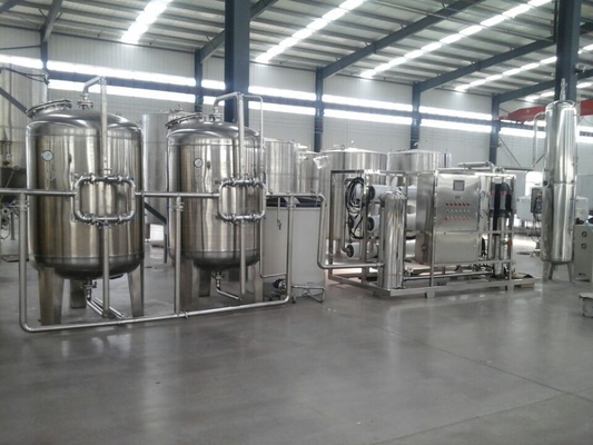 Chaîne de production automatique d'emballage traitement préparatoire simple de l'eau d'osmose d'inversion de catégorie