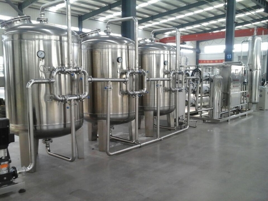 Chaîne de production automatique d'emballage traitement préparatoire simple de l'eau d'osmose d'inversion de catégorie