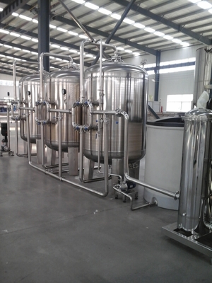Chaîne de production automatique d'emballage traitement préparatoire simple de l'eau d'osmose d'inversion de catégorie