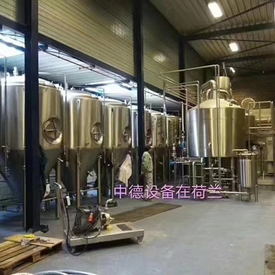 Le PLC commandent le système professionnel de brassage de bière de l'équipement 1000L de brassage à la maison