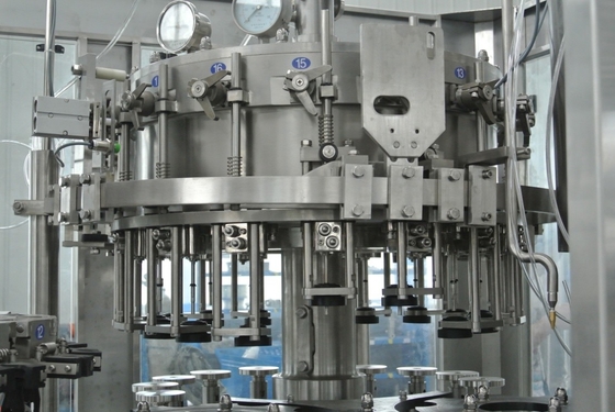 3 dans 1 machine de remplissage de bouteilles Sus304 en verre pour la boisson carbonatée par brasserie de métier