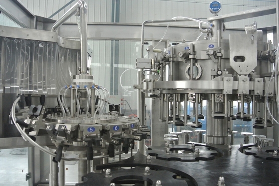3 dans 1 machine de remplissage de bouteilles Sus304 en verre pour la boisson carbonatée par brasserie de métier