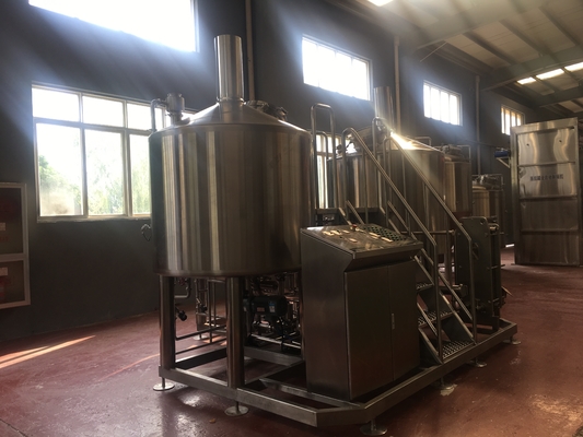équipement de brassage d'acier inoxydable de brasserie de chauffage du direct-feu d'équipement de brasserie de la brasserie 1000l