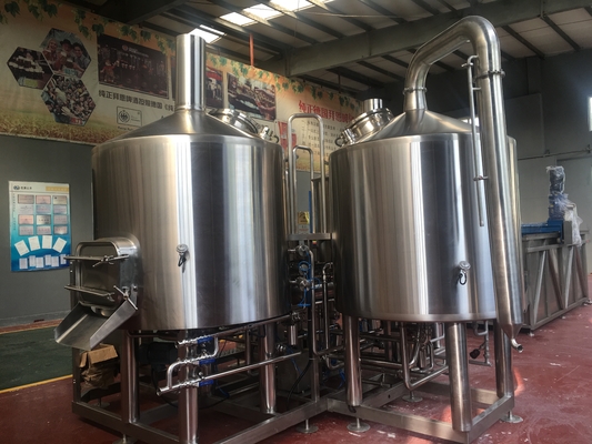 équipement de brassage d'acier inoxydable de brasserie de chauffage du direct-feu d'équipement de brasserie de la brasserie 1000l