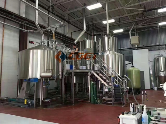 Bière de métier de 3 navires faisant le système de brasserie du chauffage de vapeur d'équipement 15bbl