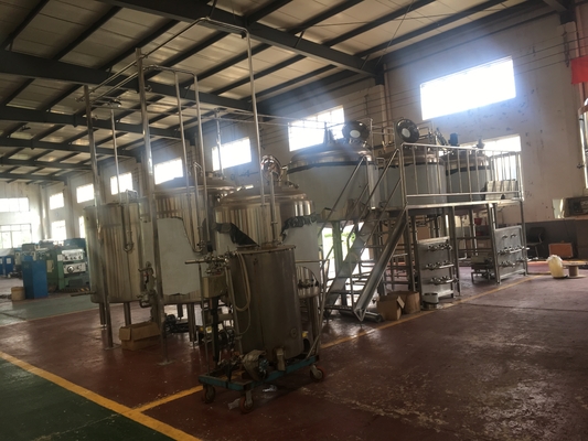 équipement de brassage de la large échelle 10Bbl avec le chauffage de vapeur de cuve de fermentation