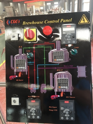 Acier inoxydable 100L 200L 300L d'équipement de microbrasserie de chauffage de vapeur par groupe