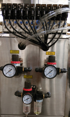 Écran tactile automatique 2L - 60L de têtes de la machine à laver deux de barillet de bière du Sus 304