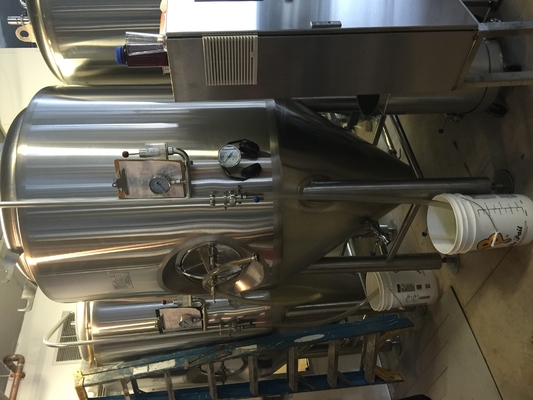 Équipement micro de microbrasserie de bar surface polie par système de brassage de 3,5 barils