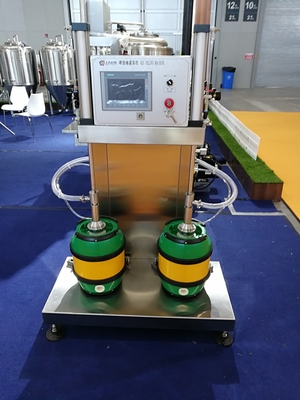 Écran tactile automatique 2L - 60L de têtes de la machine à laver deux de barillet de bière du Sus 304