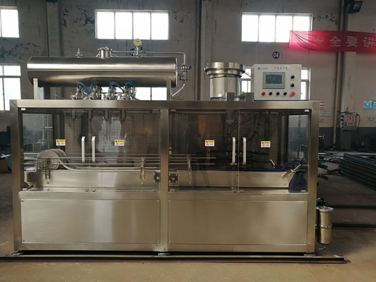 Deux dans un remplissage de bouteilles en verre aseptique et machine de capsulage pour les canettes de bière 5L