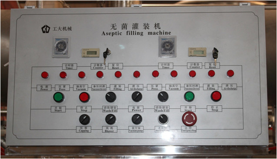 2 dans 1 chaîne de production d'emballage machine de capsulage de remplissage de bouteilles aseptique de baril de fer-blanc de 5L