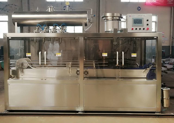 2 dans 1 chaîne de production d'emballage machine de capsulage de remplissage de bouteilles aseptique de baril de fer-blanc de 5L