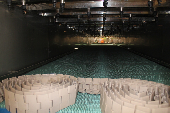 Type de pulvérisation chaîne de production d'emballage pasteurisateur de tunnel pour la bière ou la boisson