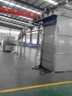 50Hz électrique chaîne de production d'emballage de 3 phases, bouteille peut machine de dépalettiseur
