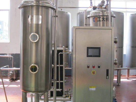 Chaîne de production d'emballage de proposition de filtre-presse mélangeur aéré de boisson