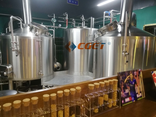 Système de brassage de l'équipement 500L de brassage de bière de métier du SUS 304 avec du CE d'OIN diplômée pour Rusina