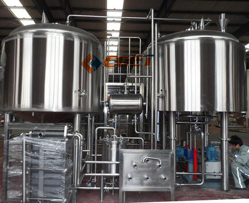 Système de brassage de l'équipement 2000L de brassage de bière de métier du SUS 304 avec du CE d'OIN diplômée