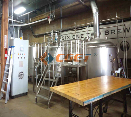 Système de brassage de l'équipement 2000L de brassage de bière de métier du SUS 304 avec du CE d'OIN diplômée