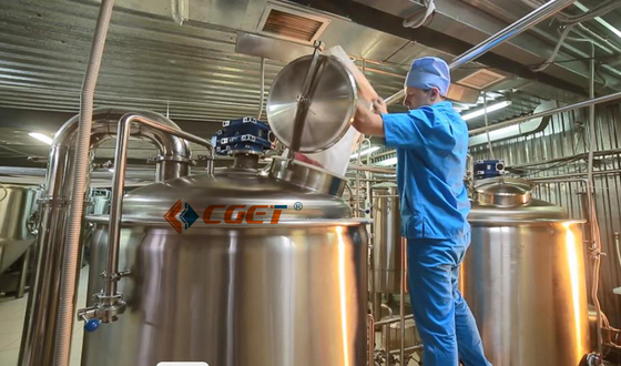 Système de brassage de l'équipement 2000L de brassage de bière de métier du SUS 304 avec du CE d'OIN diplômée
