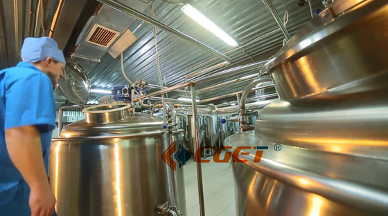Système de brassage de l'équipement 2000L de brassage de bière de métier du SUS 304 avec du CE d'OIN diplômée