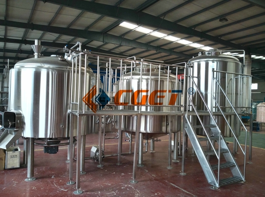 Système de brassage de l'équipement 2000L de brassage de bière de métier du SUS 304 avec du CE d'OIN diplômée