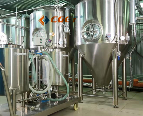 Système de brassage de l'équipement 2000L de brassage de bière de métier du SUS 304 avec du CE d'OIN diplômée