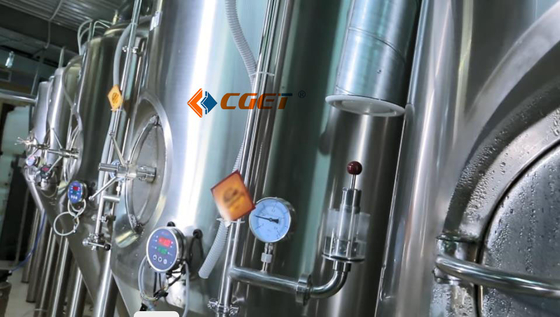 Système de brassage de l'équipement 2000L de brassage de bière de métier du SUS 304 avec du CE d'OIN diplômée