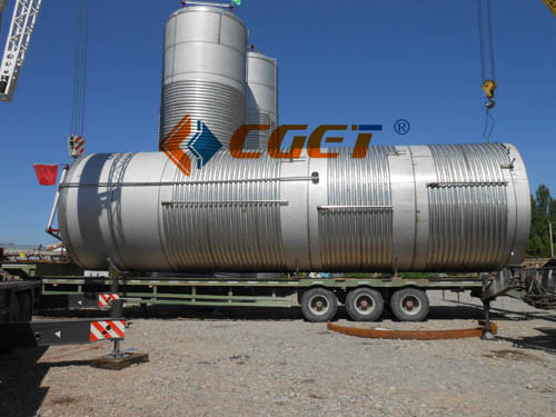 Fermenteur conique revêtu vertical CGET100 000L de bière de cuve de fermentation