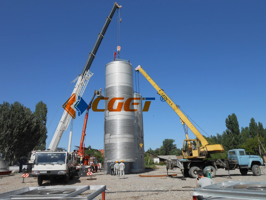 Fermenteur conique revêtu vertical CGET100 000L de bière de cuve de fermentation